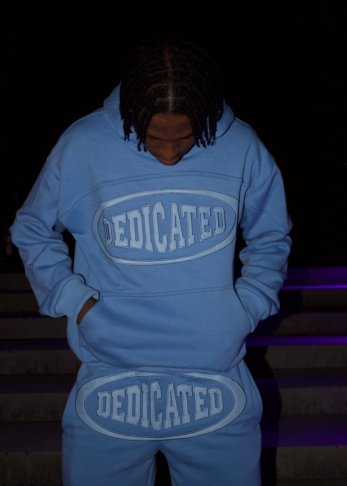 BLUE TRACKSUIT